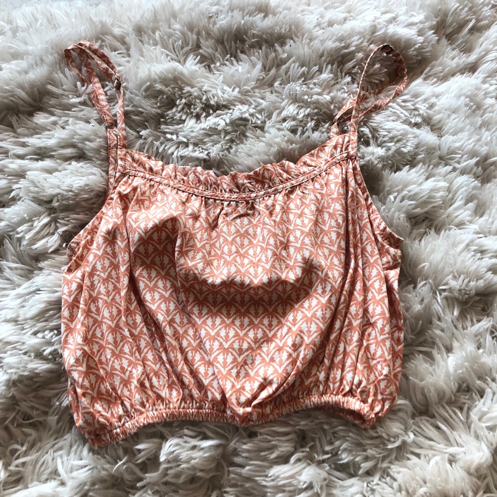 Orange Crop Top